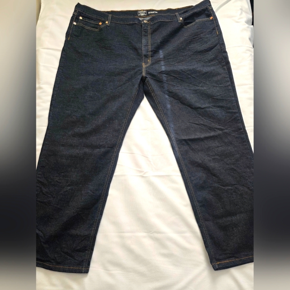 Levi’s Signature Gold Athletic Dark Denim Jeans- Men's Big & Tall Size 50X30